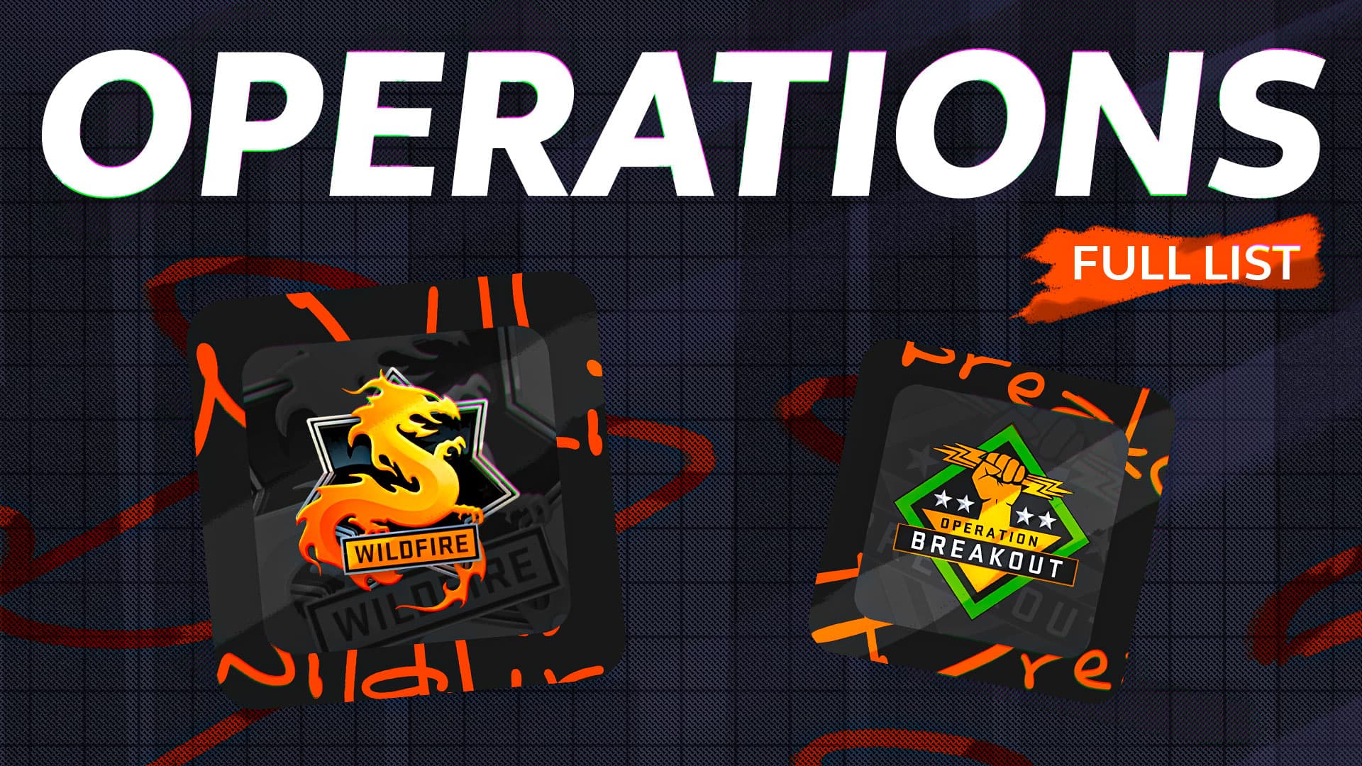 Complete List of All CS:GO/CS2 Operations