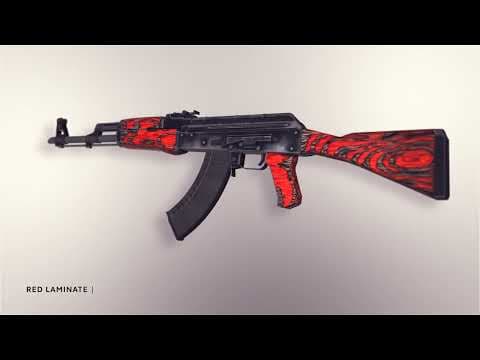 Preview image 2 of AK-47 | Rouge stratifié (Usée)